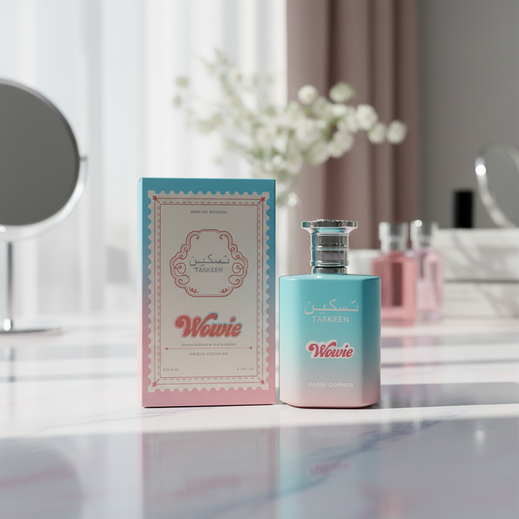 Paris Corner Taskeen Wowie Eau De Parfum Spray for Unisex, 3.4 Ounce