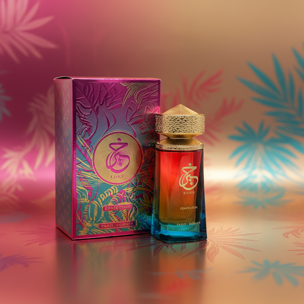 Paris Corner Khair Confection Eau De Parfum Spray for Unisex, 3.4 Ounce