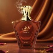 Afnan Turathi Brown Eau de Parfum Spray for Men, 3.0 Ounce