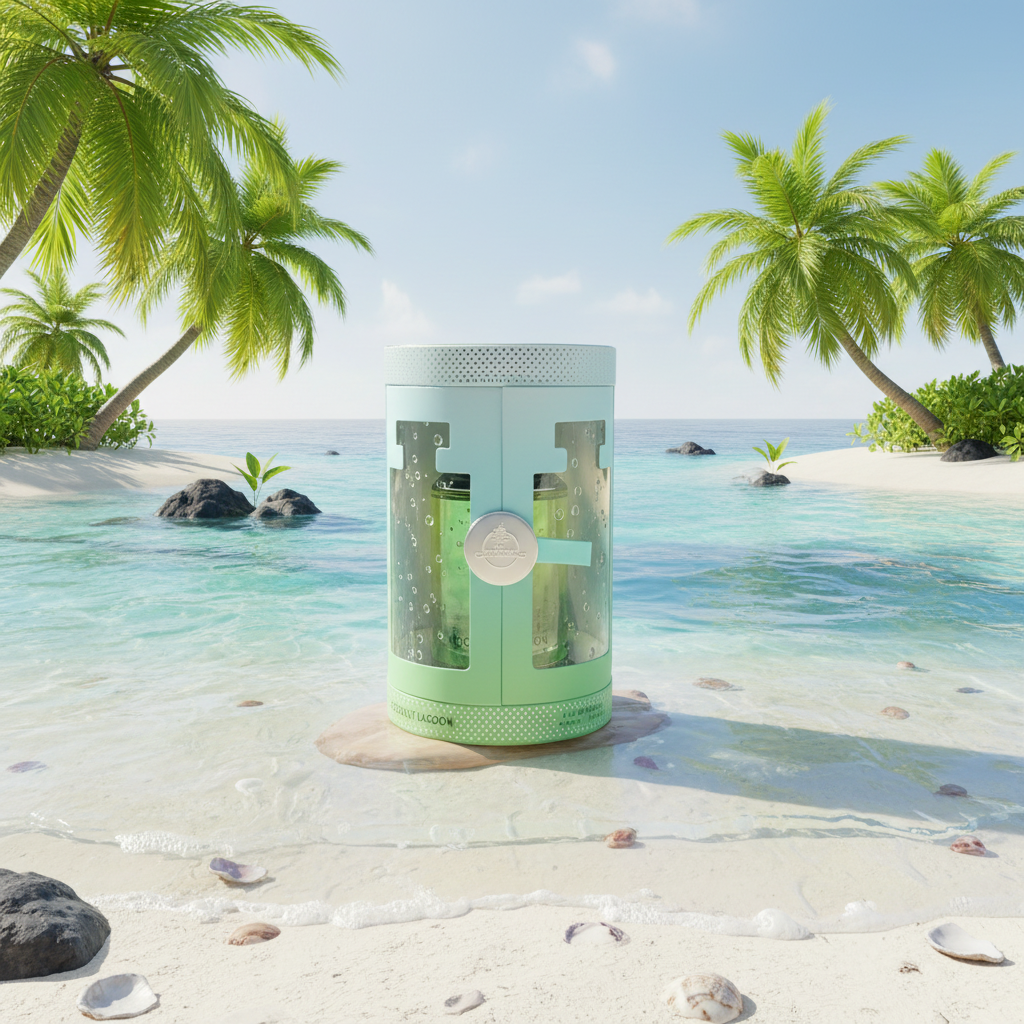 Paris Corner Coconut Lagoon Eau De Parfum Spray for Unisex, 3.4 Ounce