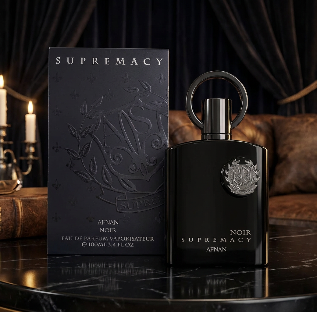 Afnan Supremacy Noir Eau De Parfum Spray For Men 3.4 Ounce