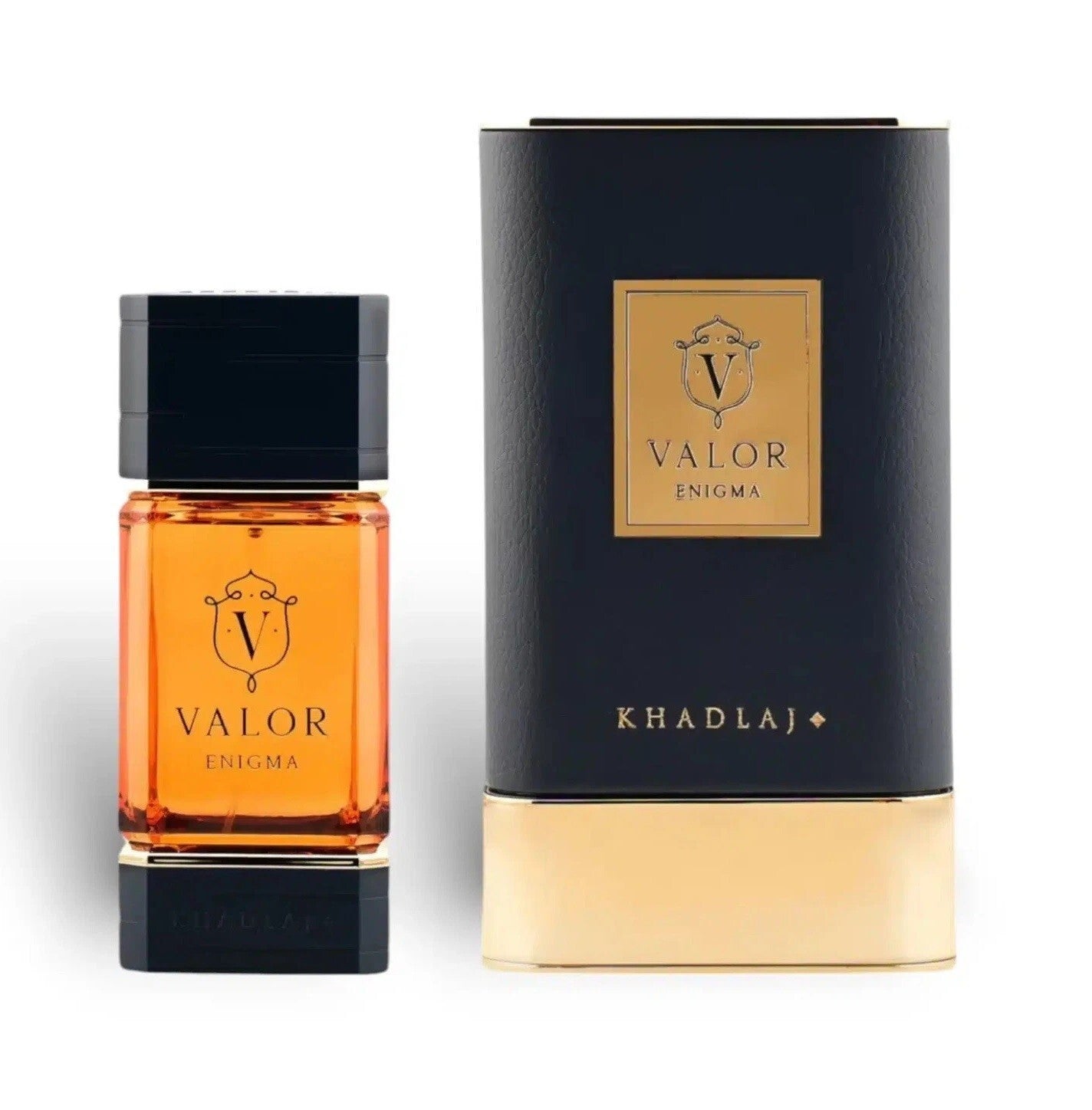 Khadlaj Valor Enigma Eau de Parfum Spray for Men, 3.4 Ounce