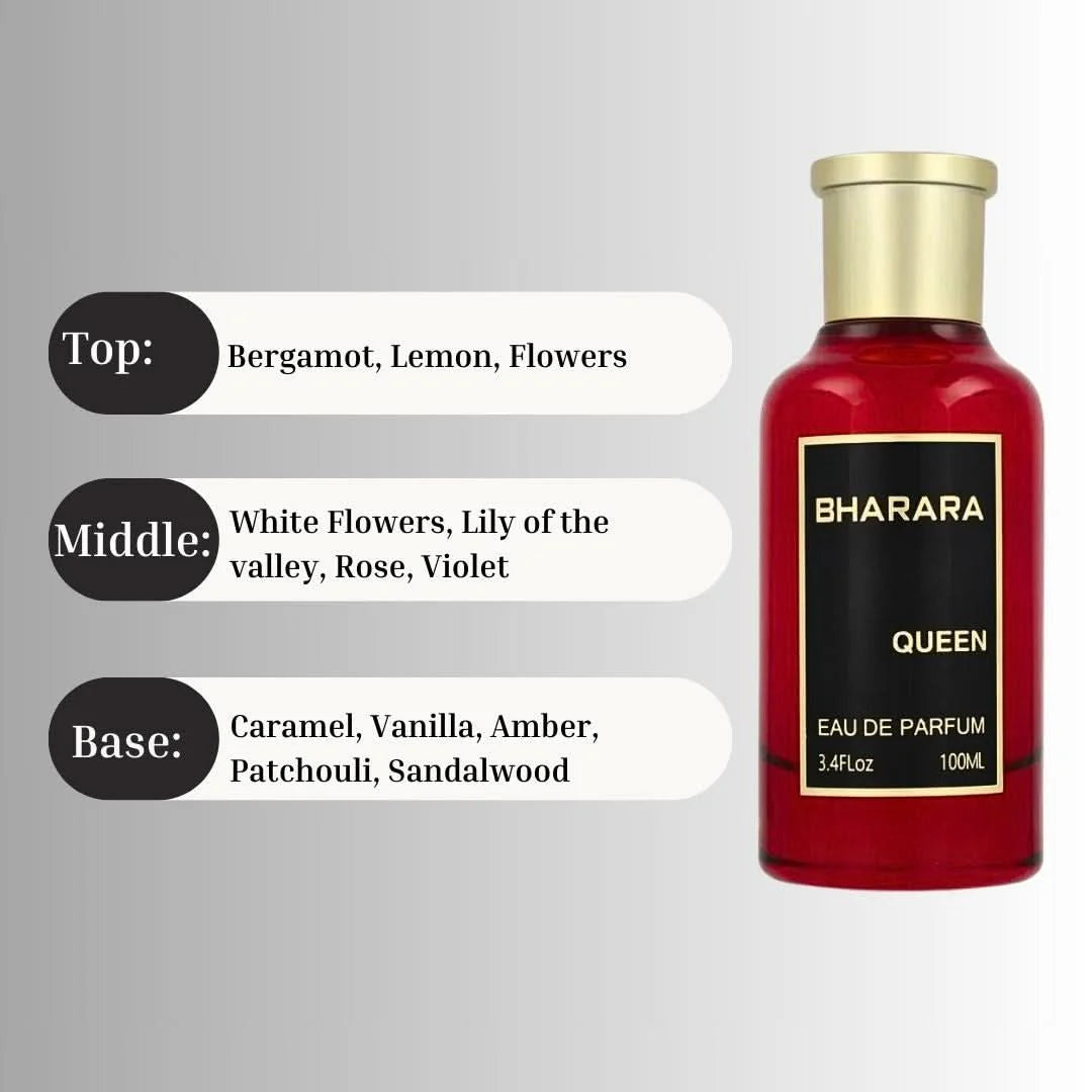 Bharara Queen Eau de Parfum Spray For Women 3.4 Ounce