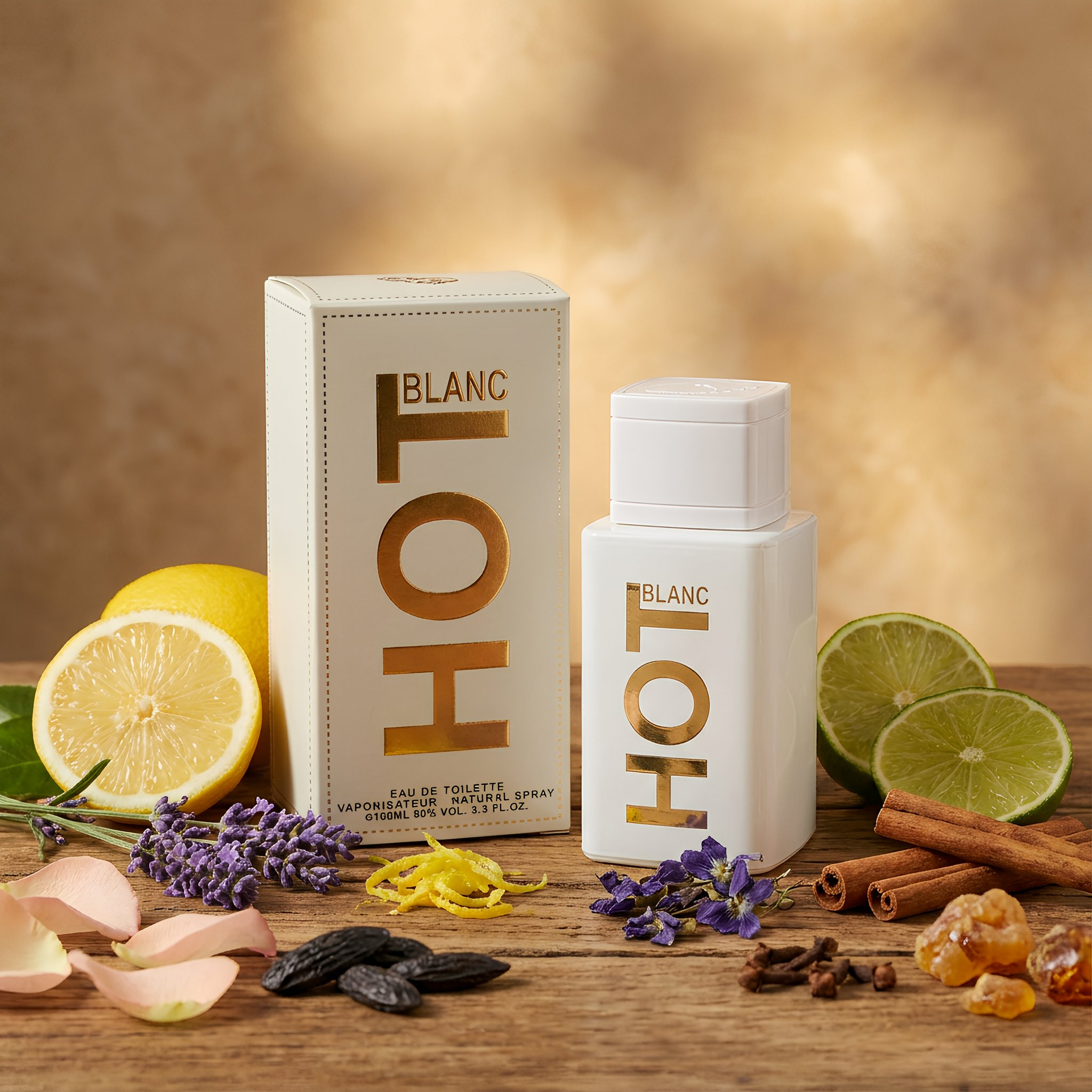 BERNARD DIMITRI Hot Blanc Eau De Parfum Spray For Men 3.4 Ounce