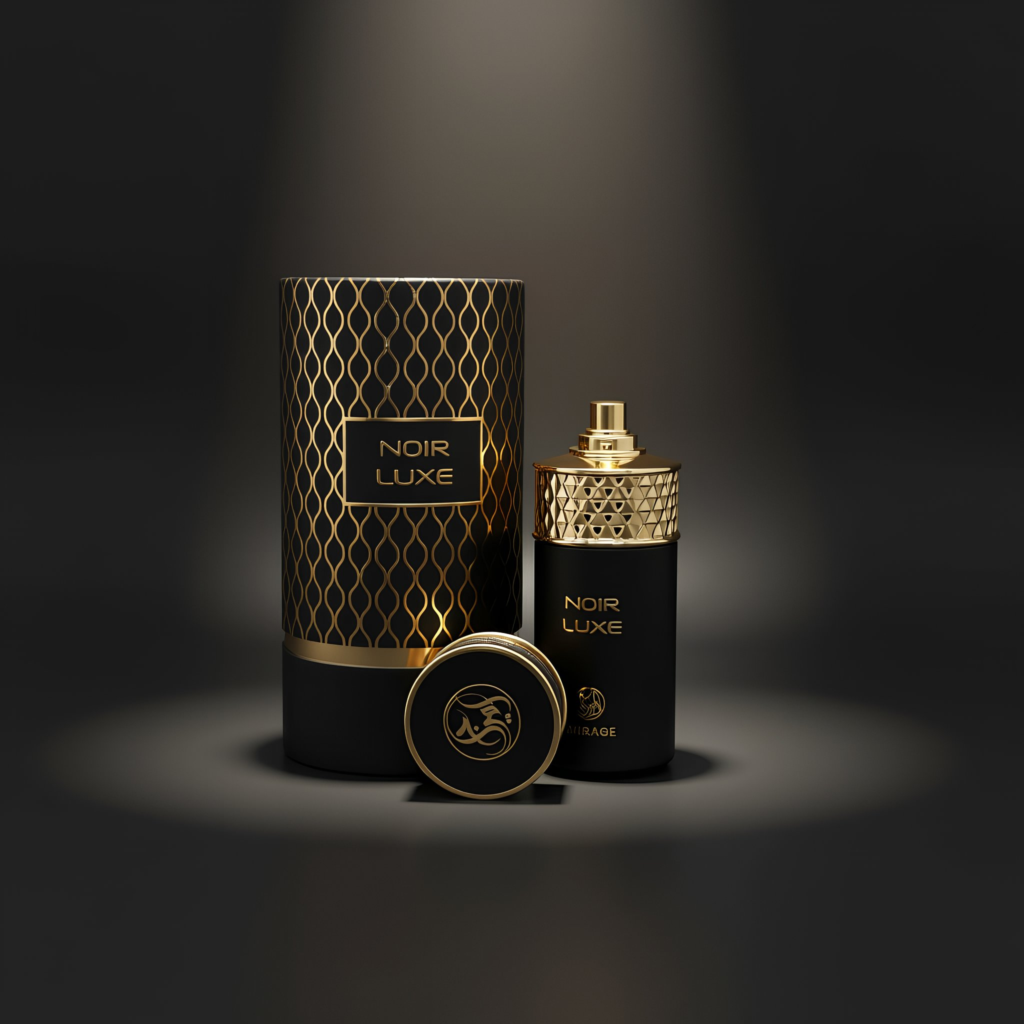 Amirage Noir Lux Eau De Parfum Spray For Unisex 2.72 Ounce