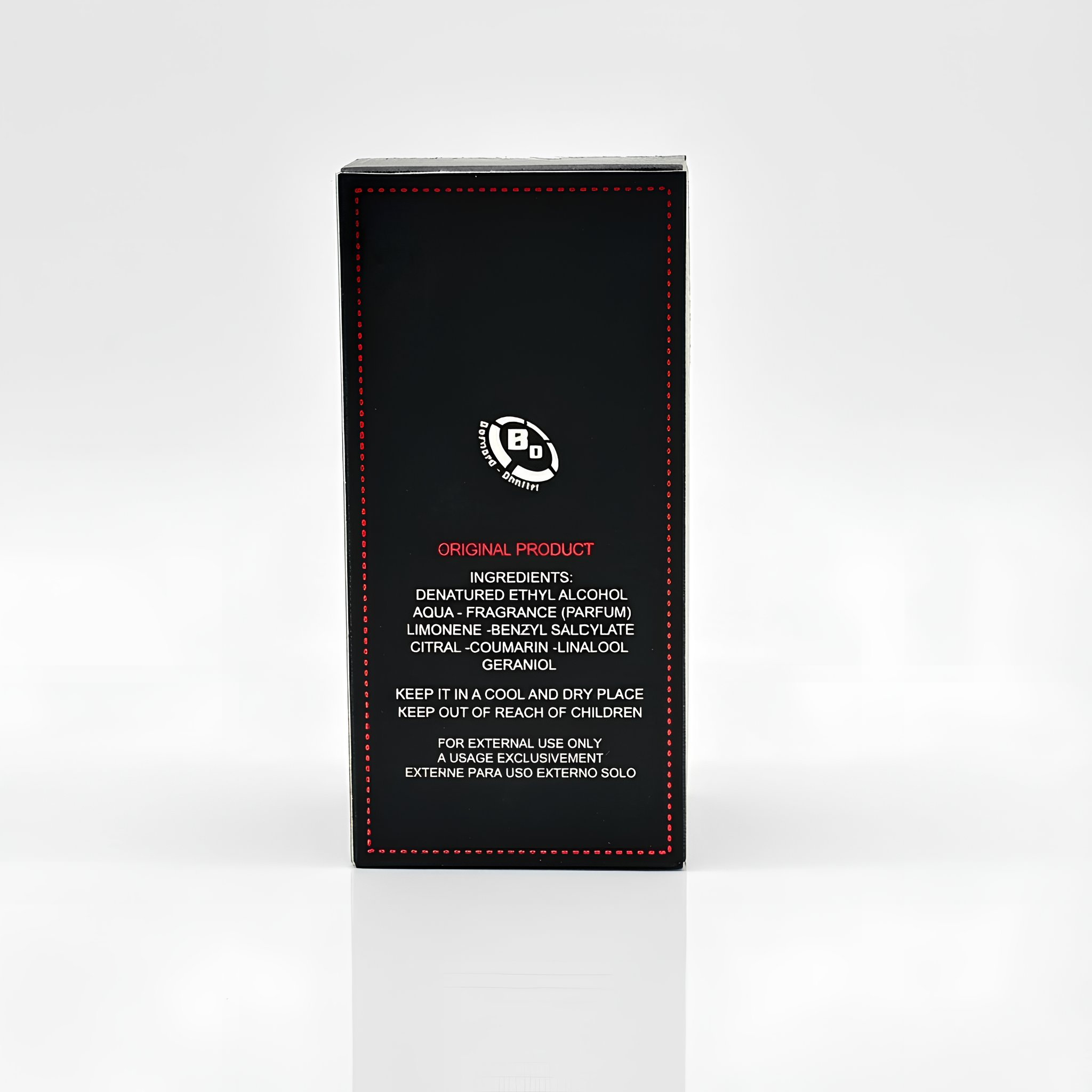 BERNARD DIMITRI Hot Black Eau De Parfum Spray For Men 3.4 Ounce