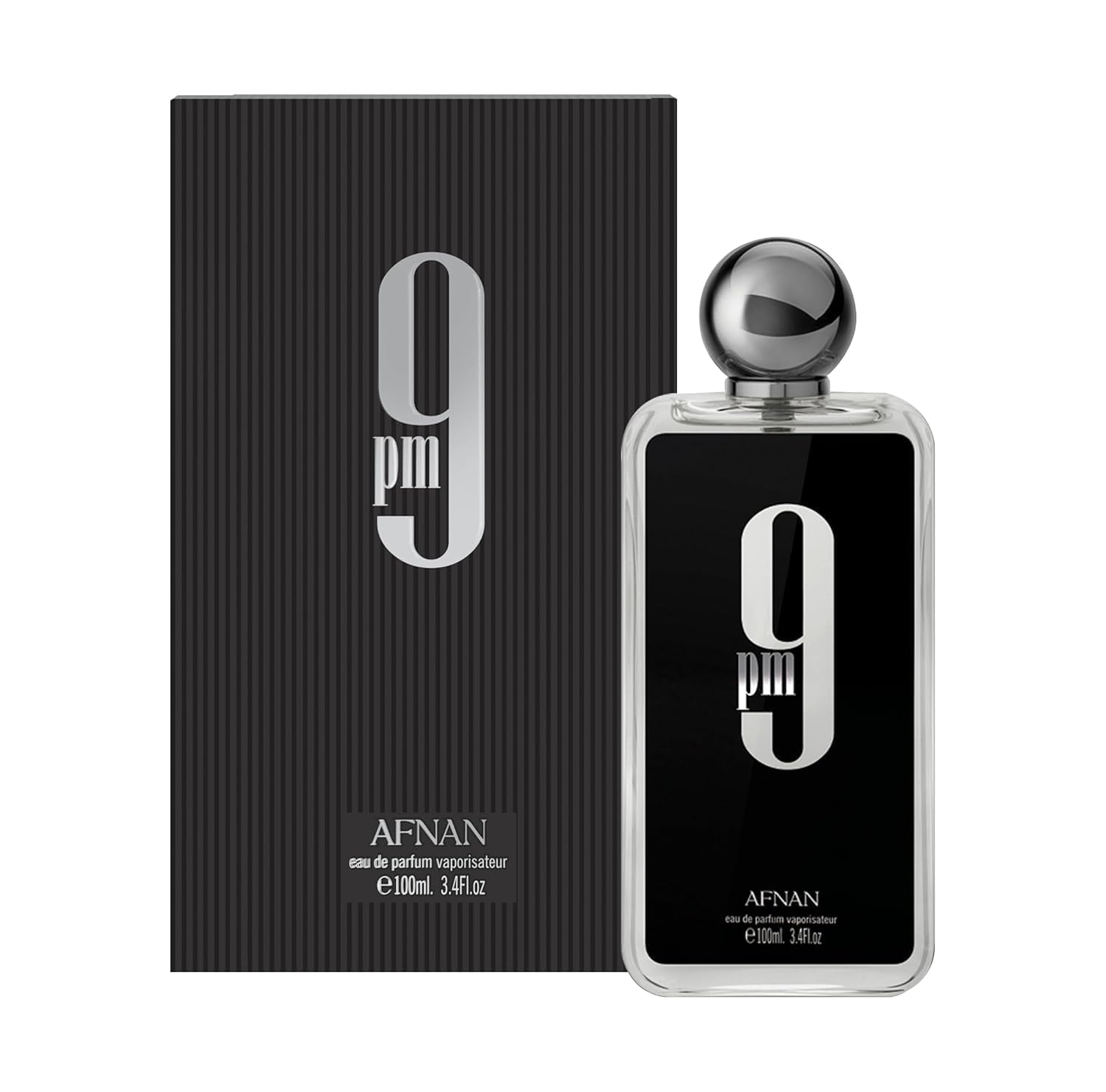 Afnan 9PM Eau De Parfum Spray for Men 3.4 Ounce