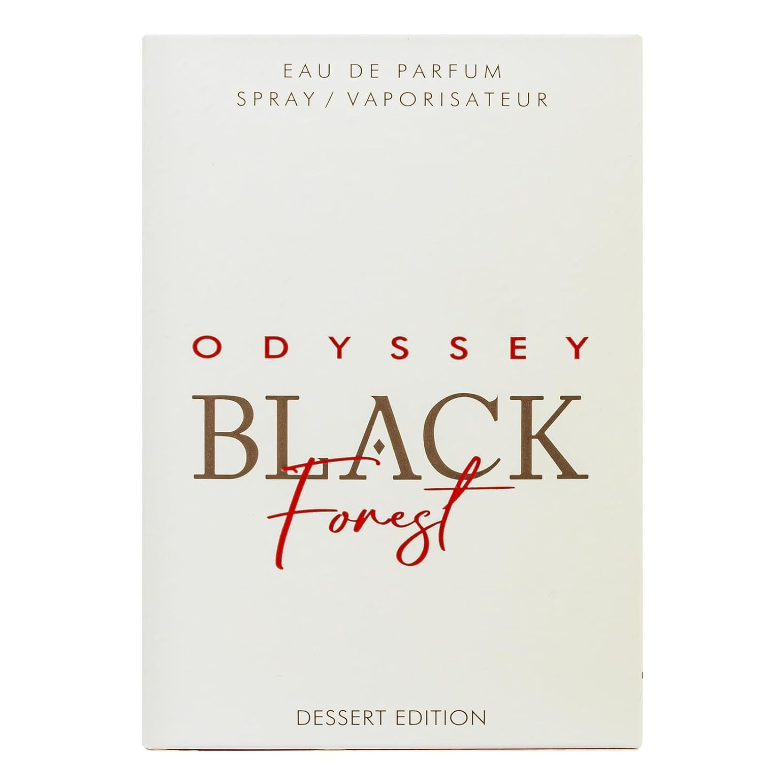Armaf Odyssey Black Forest Dessert Edition Eau de Parfum Spray for Unisex 3.4 Ounce