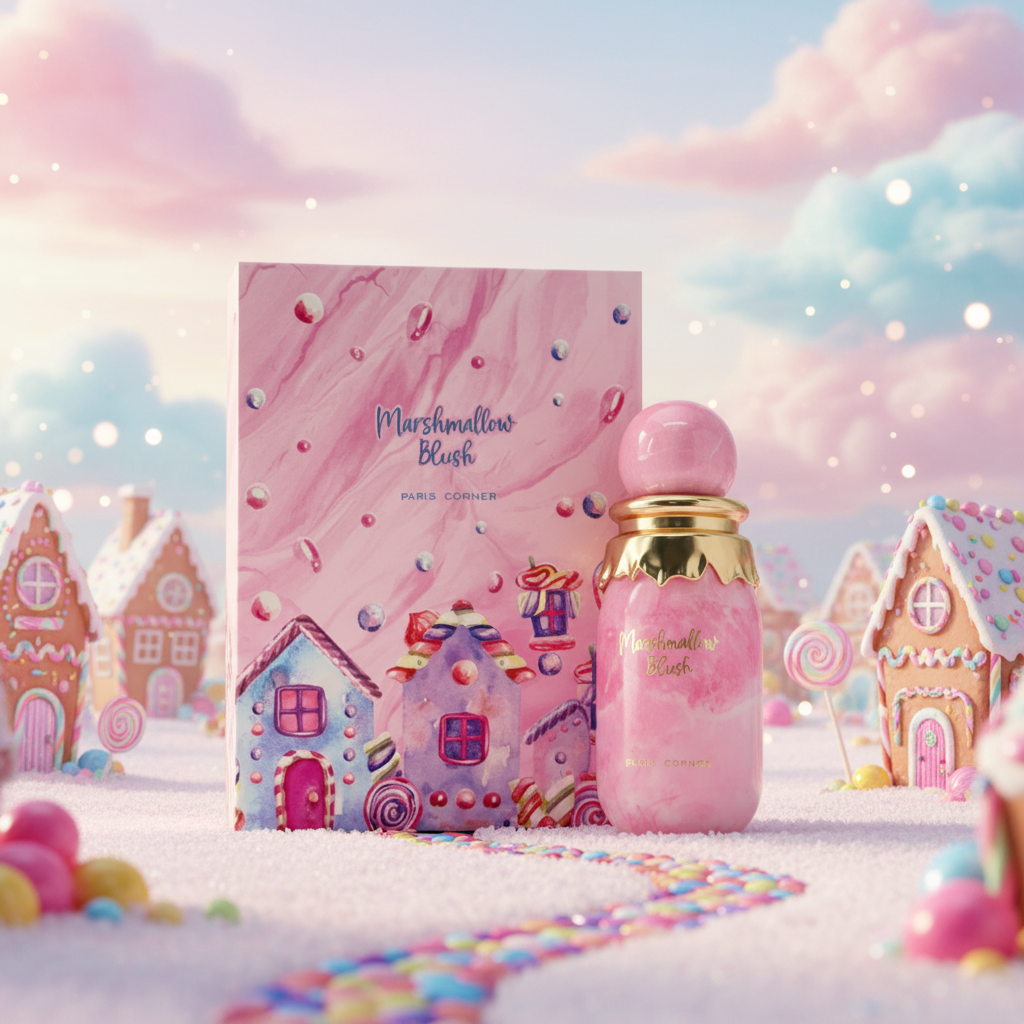 Paris Corner Marshmallow Blush Eau De Parfum Spray for Women, 3.4 Ounce