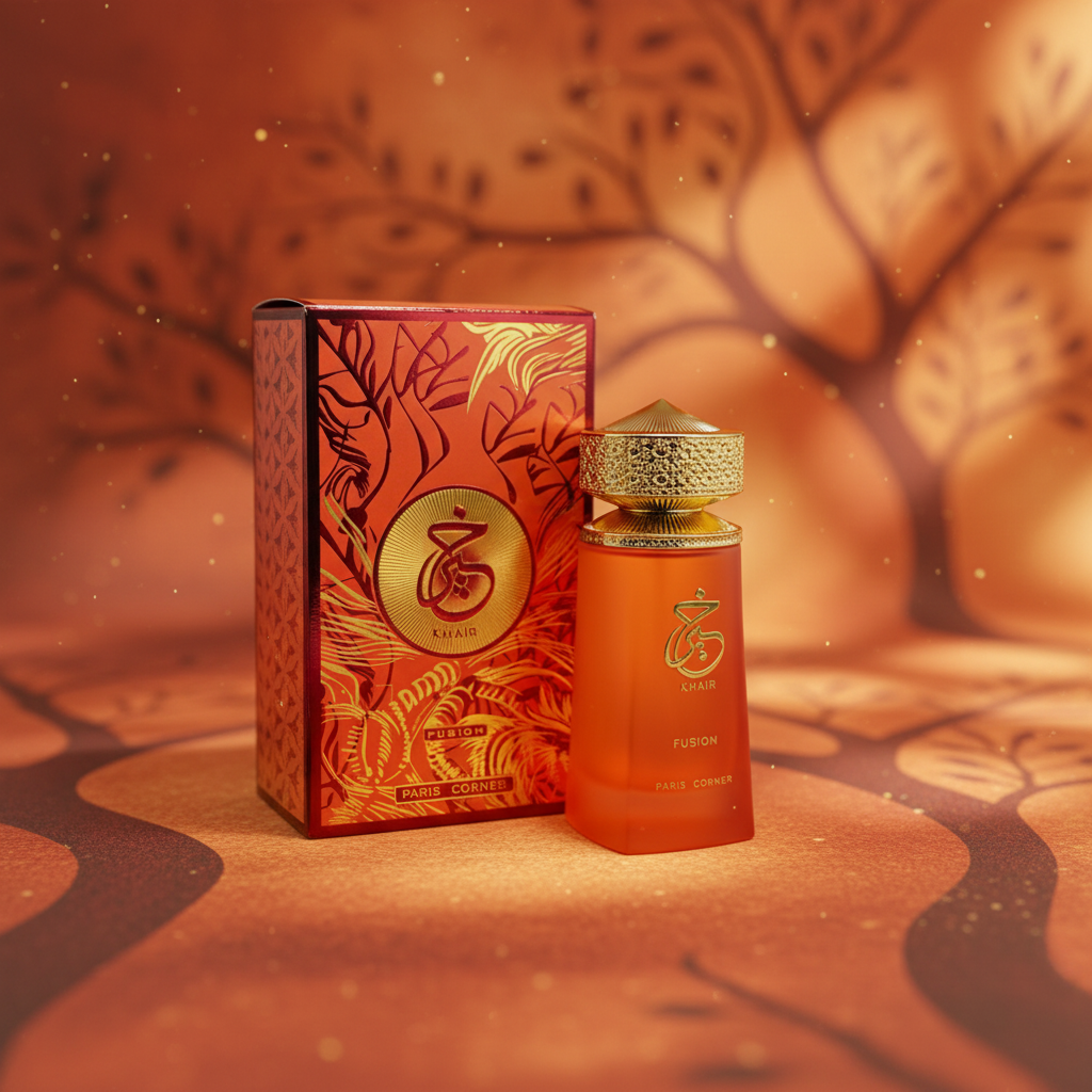 Paris Corner Khair Fusion Eau De Parfum Spray for Unisex, 3.4 Ounce