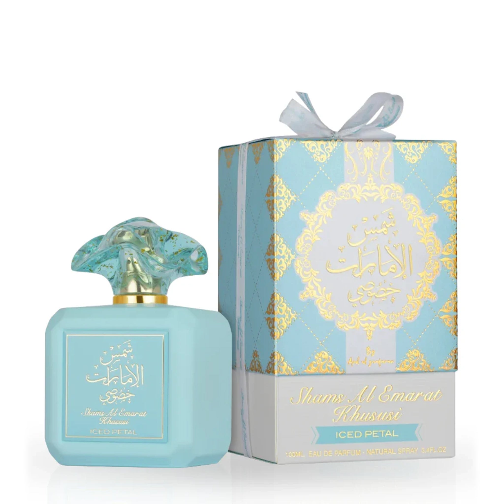 Ard Al Zaafaran Shams Al Emarat Khususi Iced Petal Eau Eau De Parfum Spray For Women 3.4 Ounce