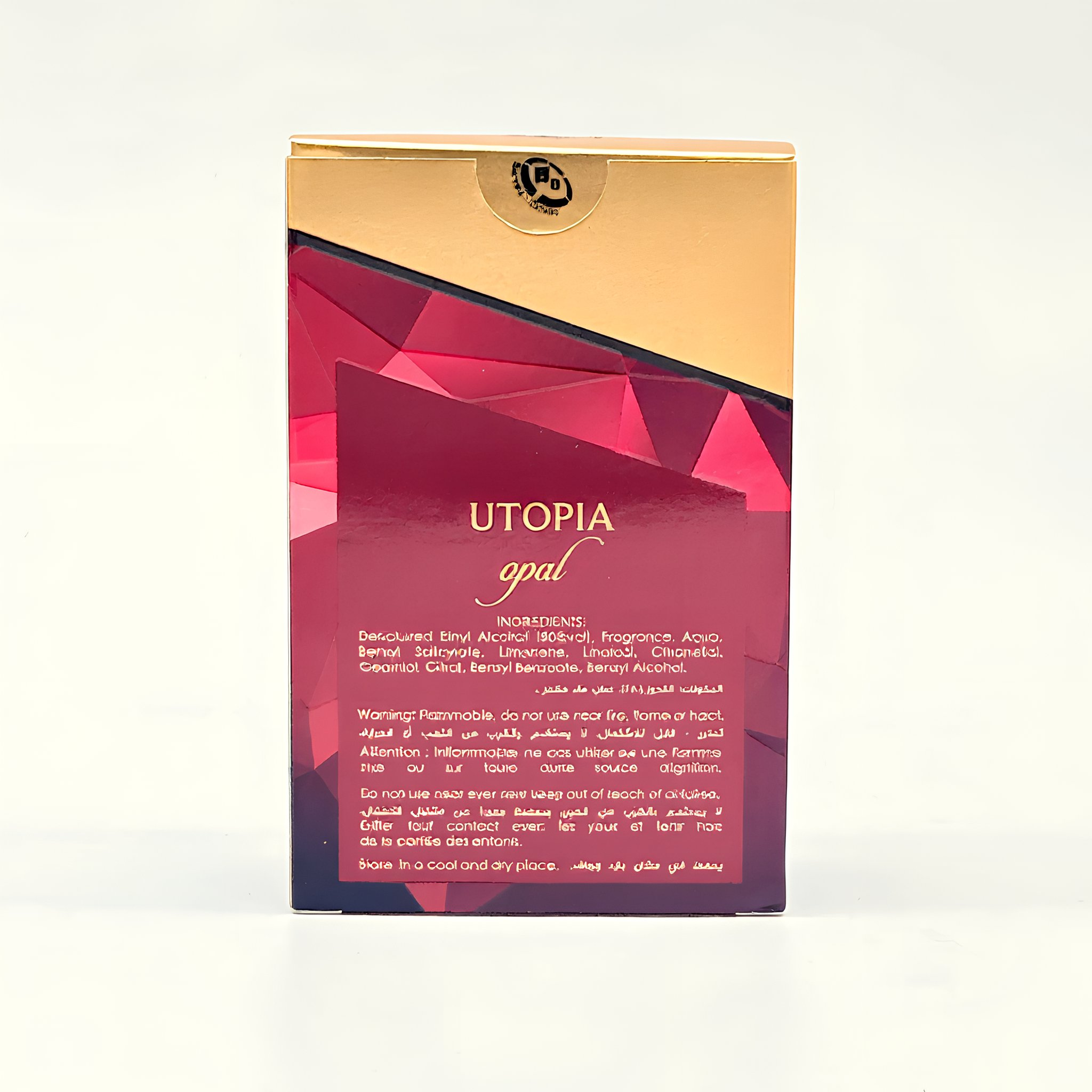 BERNARD DIMITRI Utopia Opal Eau De Parfum Spray For Men 3.4 Ounce