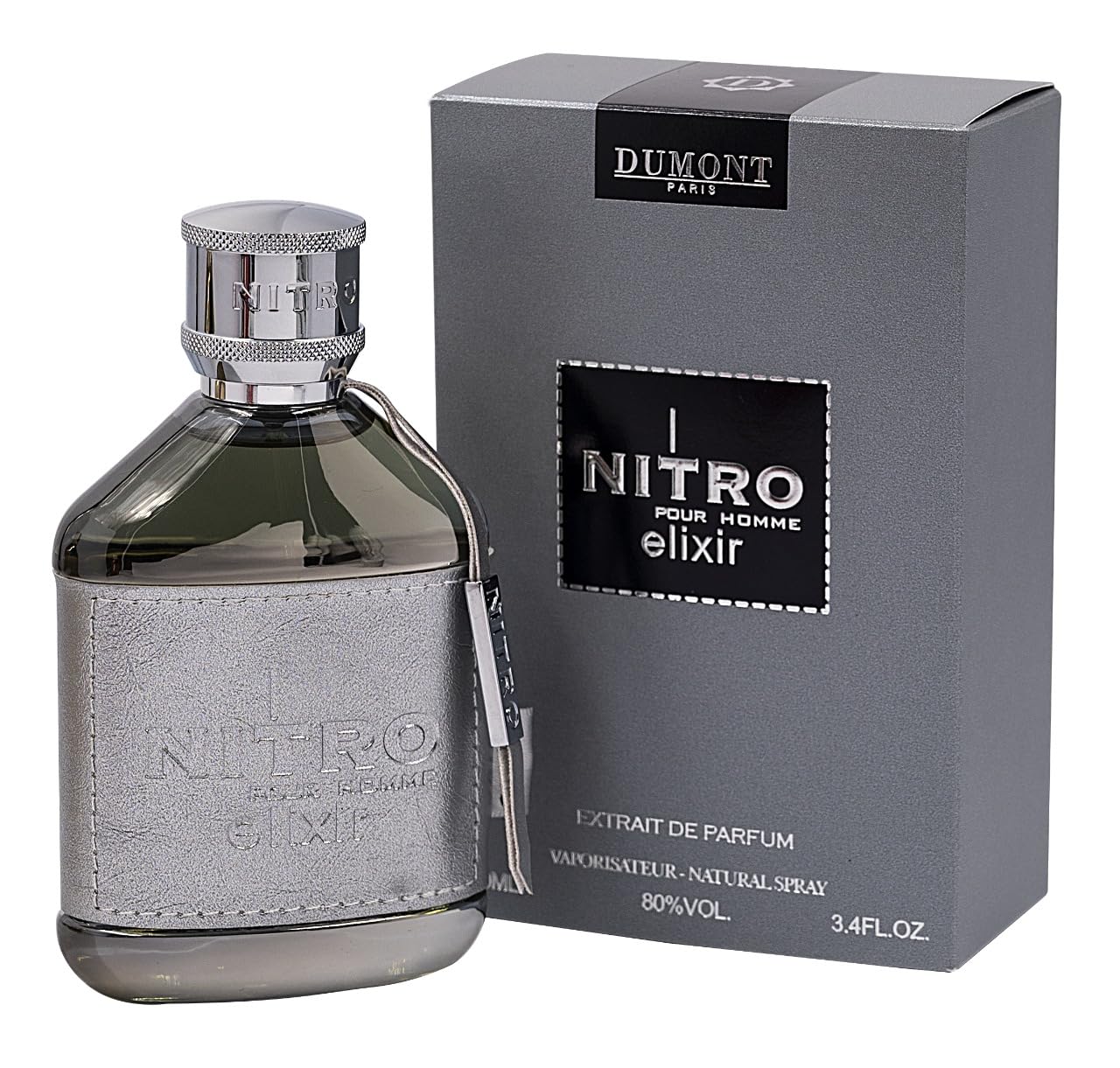 Dumont Nitro Elixir Pour Homme Extrait De Parfum For Men 3.4 Ounce