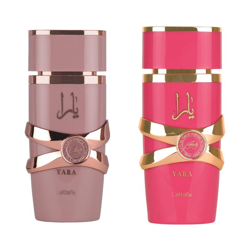 Lattafa (Yara Elixir & Yara Candy) Fragrance Bundle For Women