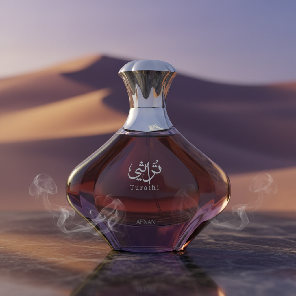 Afnan Turathi Purple Eau de Parfum Spray for Women, 3.0 Ounce