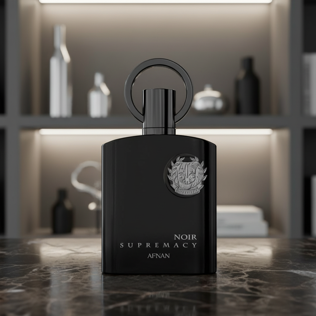 Afnan Supremacy Noir Eau De Parfum Spray For Men 3.4 Ounce