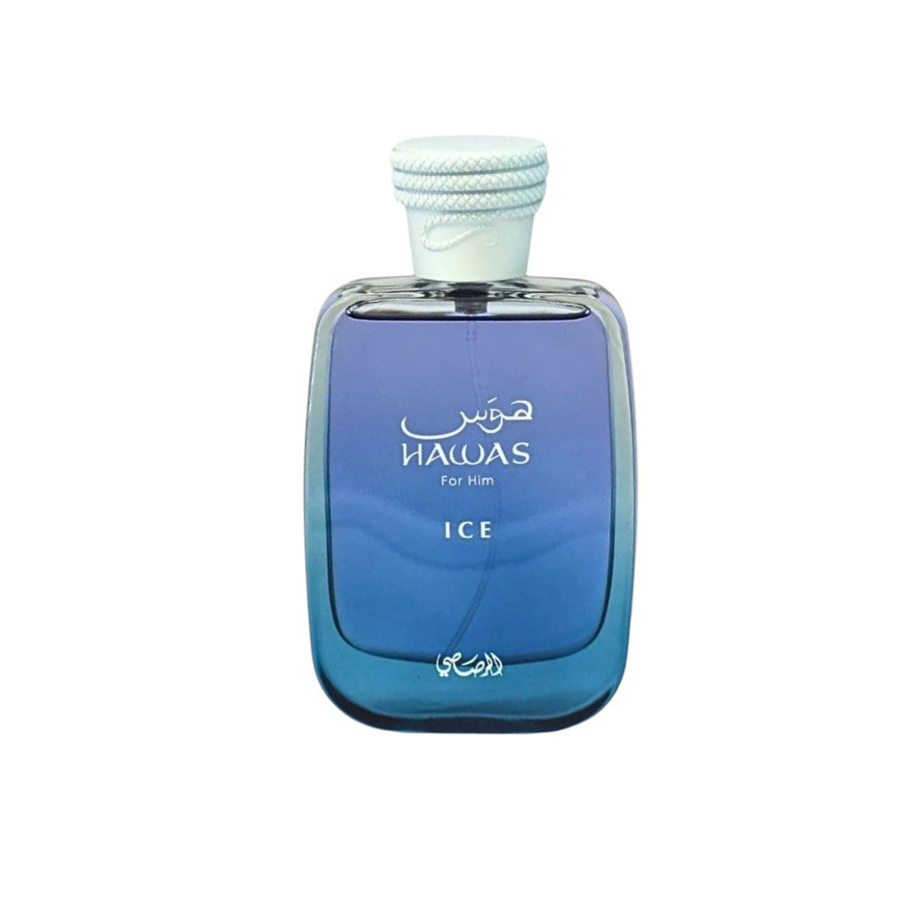 Rasasi Hawas Ice Eau de Parfum Spray for Men 3.4 Ounce