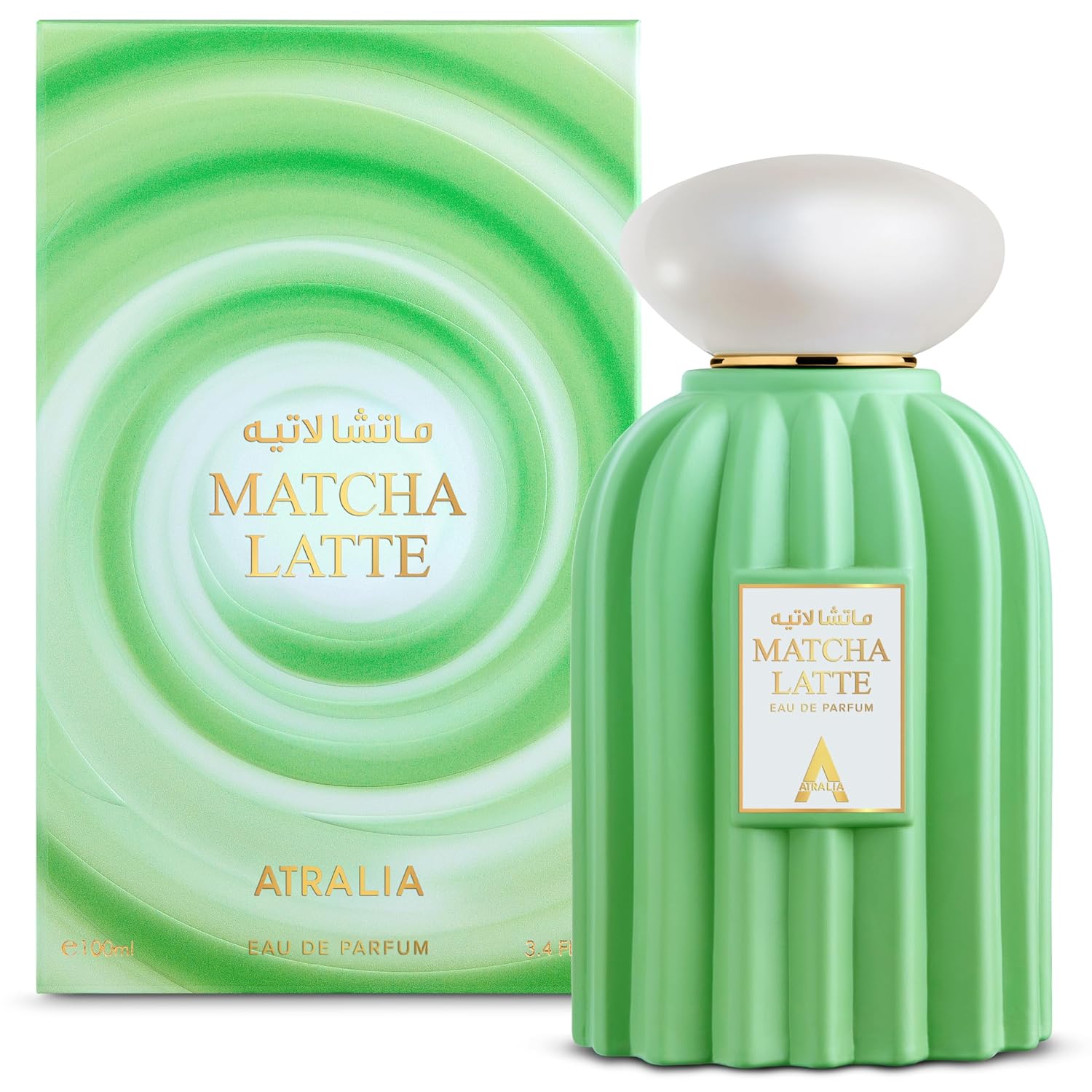 Atralia Matcha Latte Eau De Parfum Spray for Unisex 3.4 Ounce