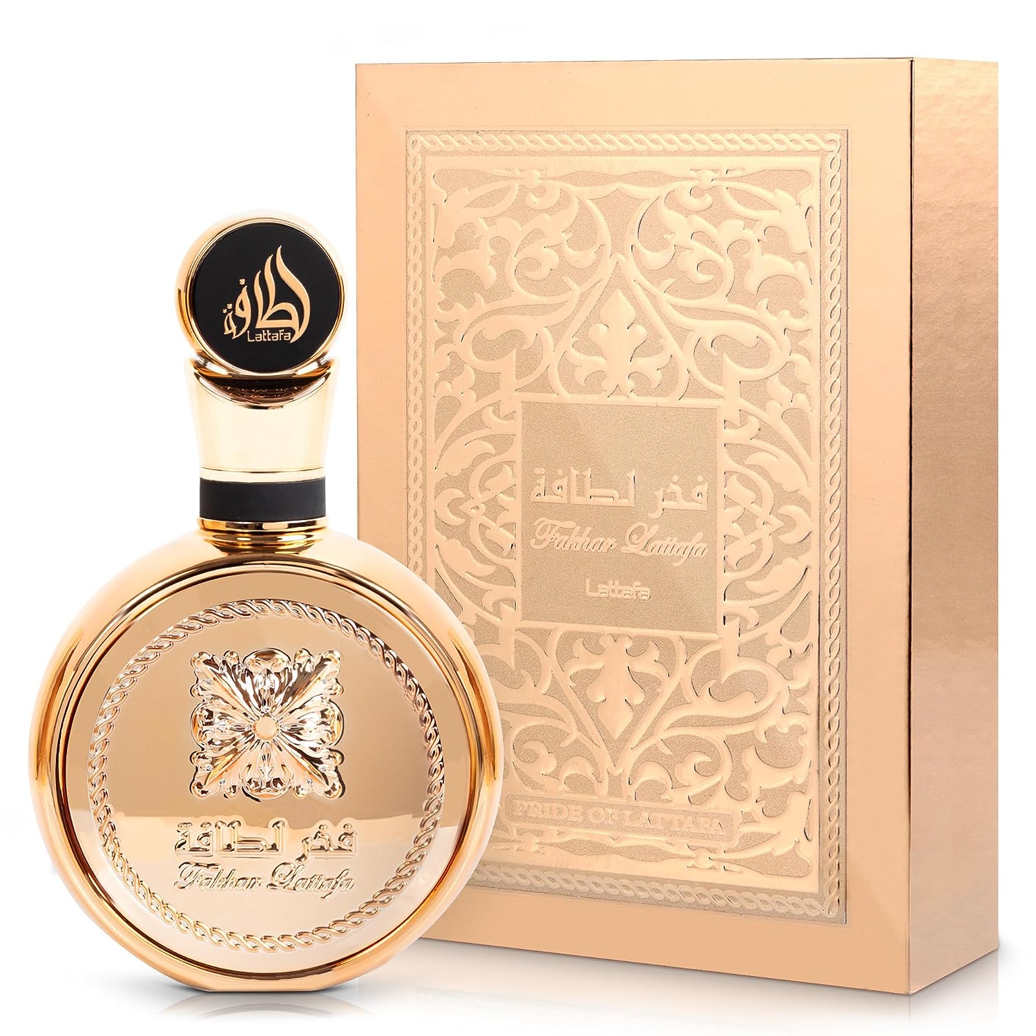 Lattafa Fakhar Gold Extrait Eau de Parfum for Unisex, 3.40 Ounce