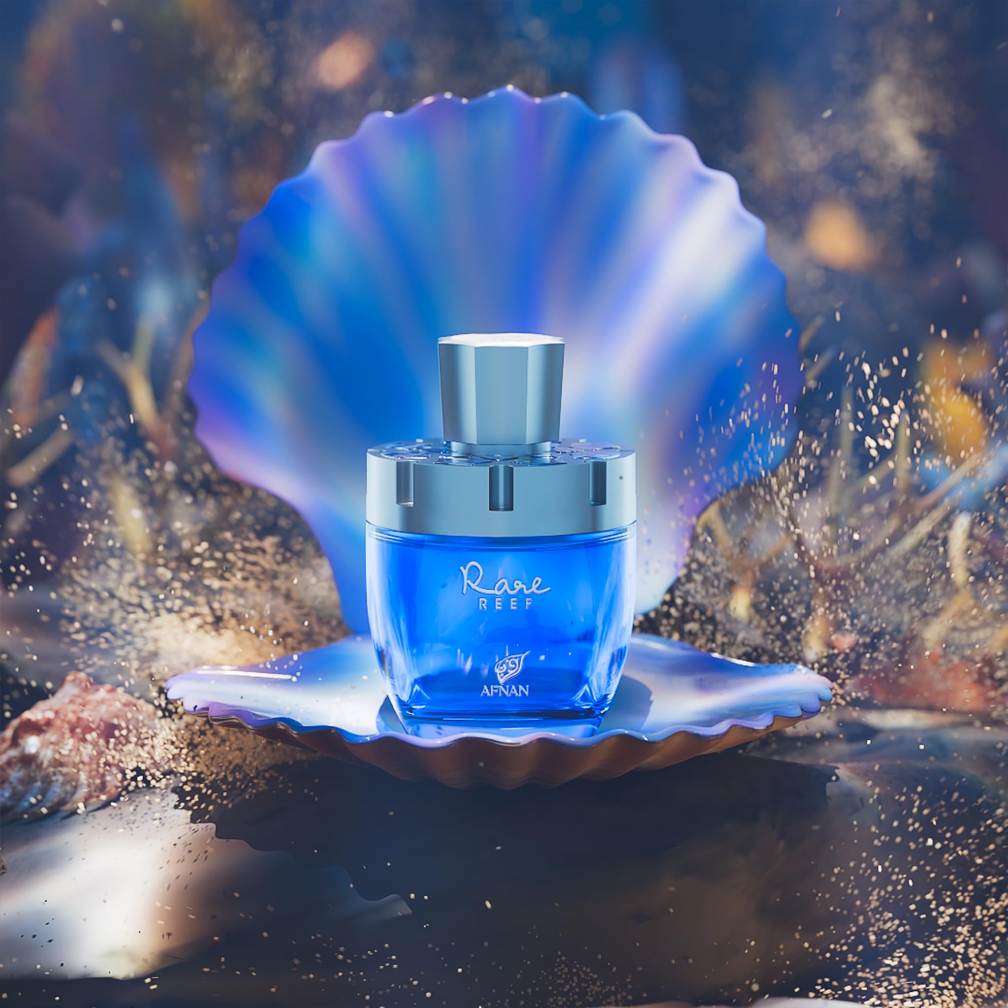 Afnan Rare Reef For Unisex Extrait de Parfum Spray, 3.4 Ounce