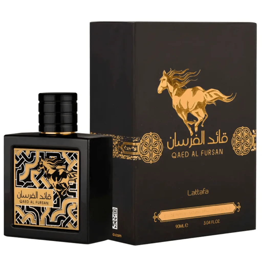 Lattafa 3-Piece (Qaed Al Fursan, Asad Elixir & Habik Men) Fragrance Bundle for Men