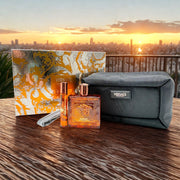 VERSACE EROS NAJIM 3.4 OZ PARFUM 3 PC SET 3.4 OZ + BAG + MINI