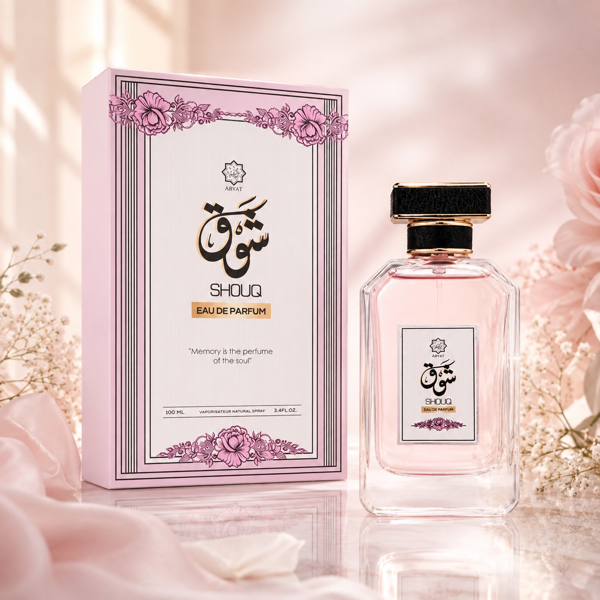 Abyat Shouq Eau de Parfum Spray For Women 3.4 Ounce