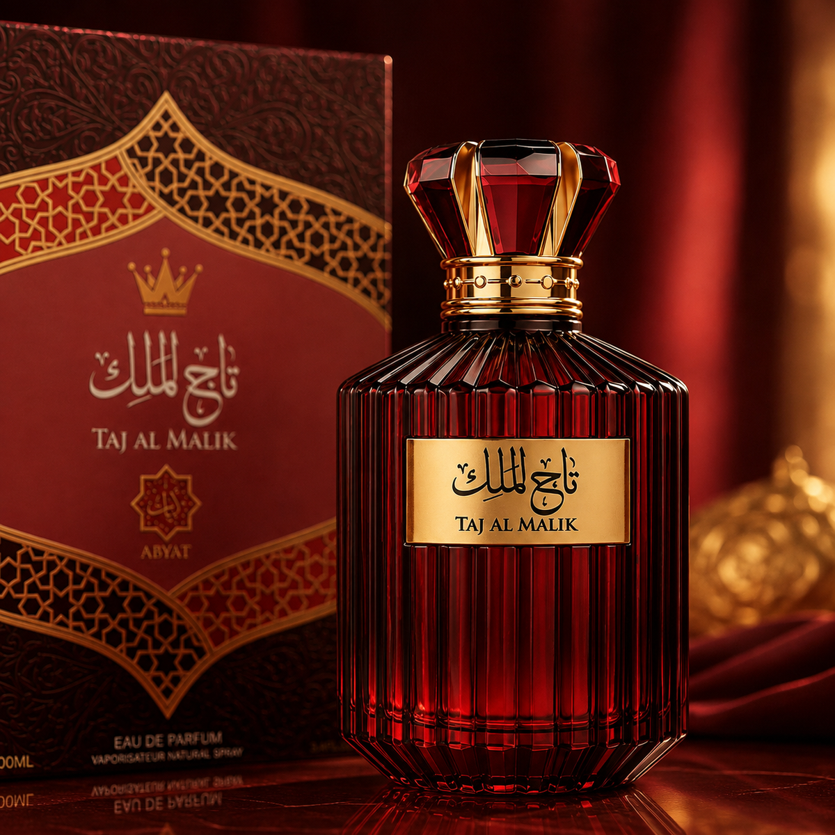 Abyat Taj Al Malik Eau de Parfum Spray For Men 3.4 Ounce
