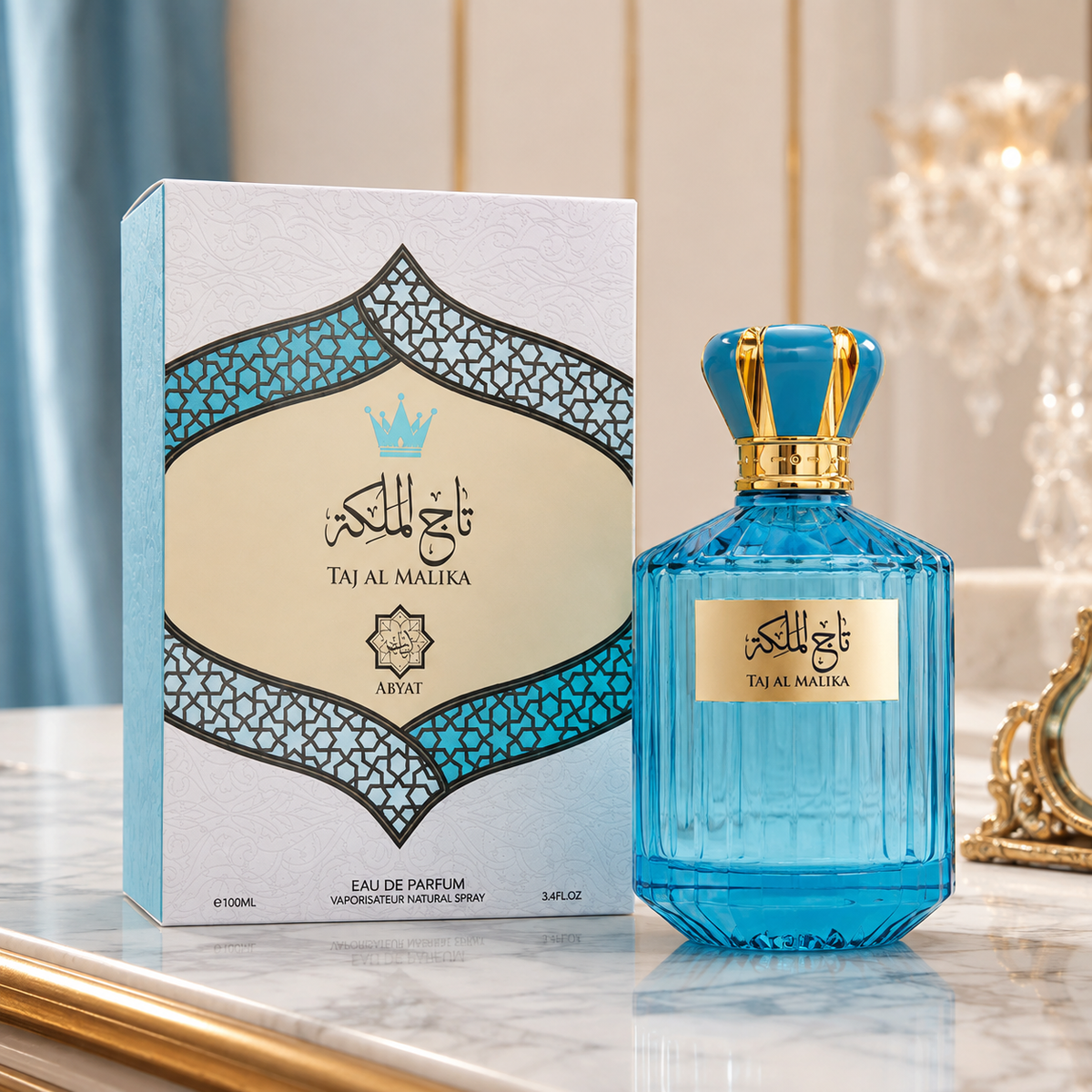 Abyat Taj Al Malika Eau de Parfum Spray For Unisex 3.4 Ounce