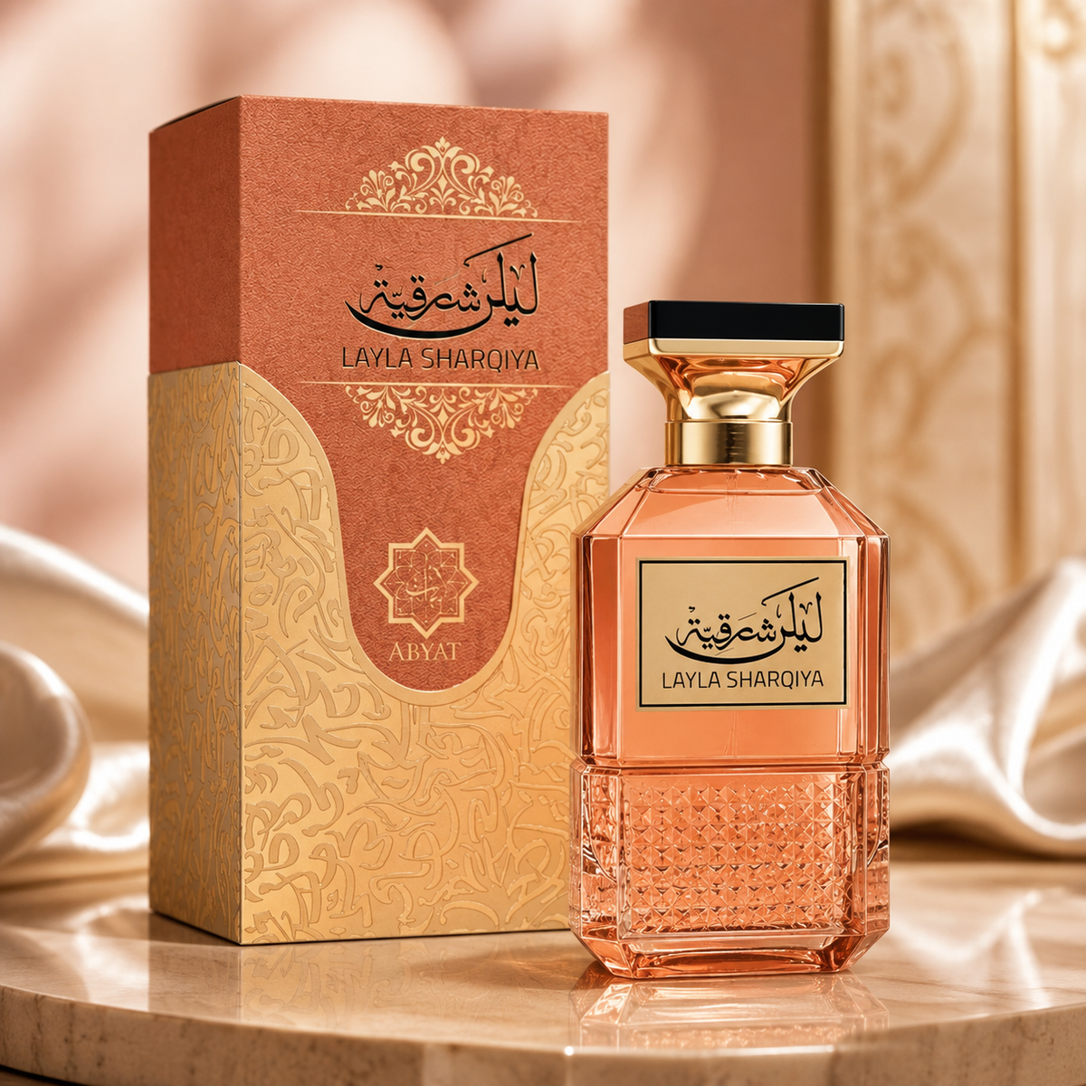 Abyat Layla Sharqiya Eau de Parfum Spray For Women 3.4 Ounce