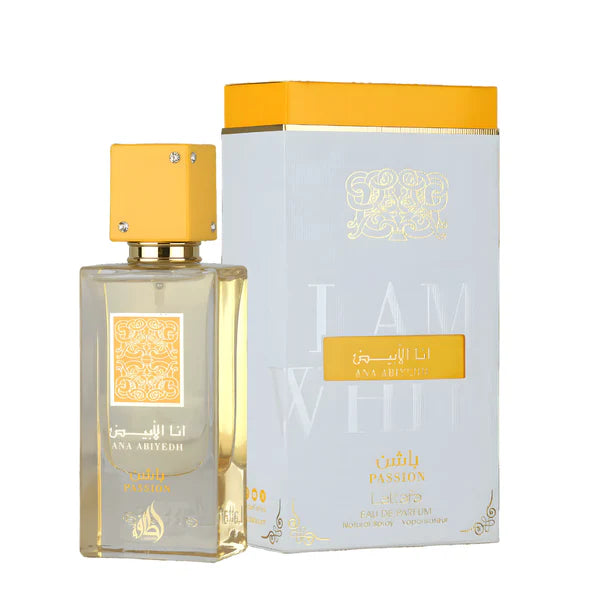 Lattafa Ana Abiyedh Passion for Women Eau de Parfum Spray, 2.0 Ounce