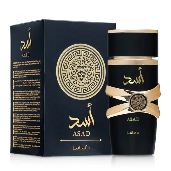 4-Piece (Lattafa Fakhar, Khamrah, Asad & Afnan 9PM) Fragrance Bundle for Men