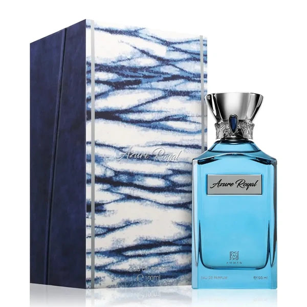 Ahmed Al Maghribi Azure Royal Eau de Parfum Spray for Unisex 3.4 Ounce