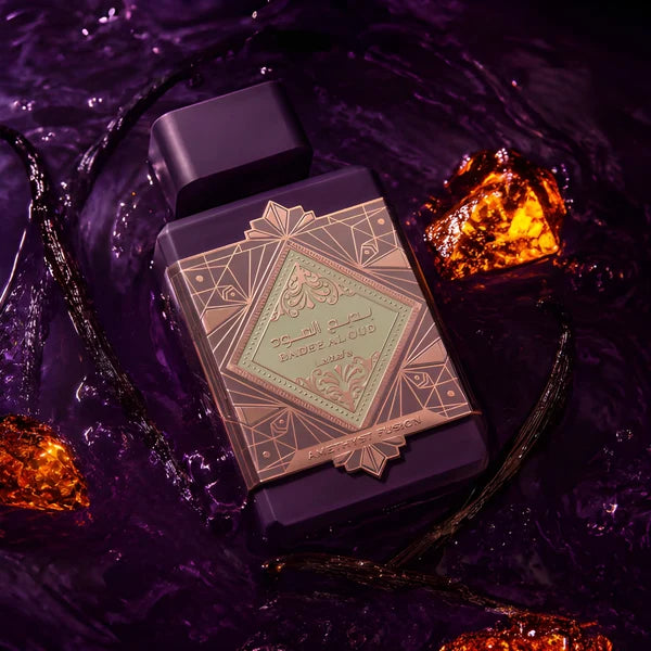 Lattafa  Badee Al Oud Amethyst Fusion for Women Eau de Parfum Spray, 3.4 Ounce