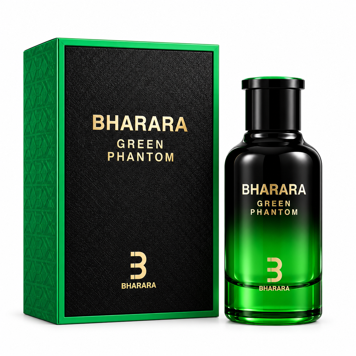 Bharara Green Phantom Eau de Parfum Spray For Men 3.4 Ounce