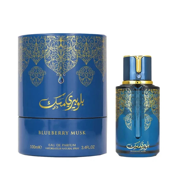Arabiyat Prestige Blueberry Musk Eau de Parfum Spray For Unisex 3.4 Ounce
