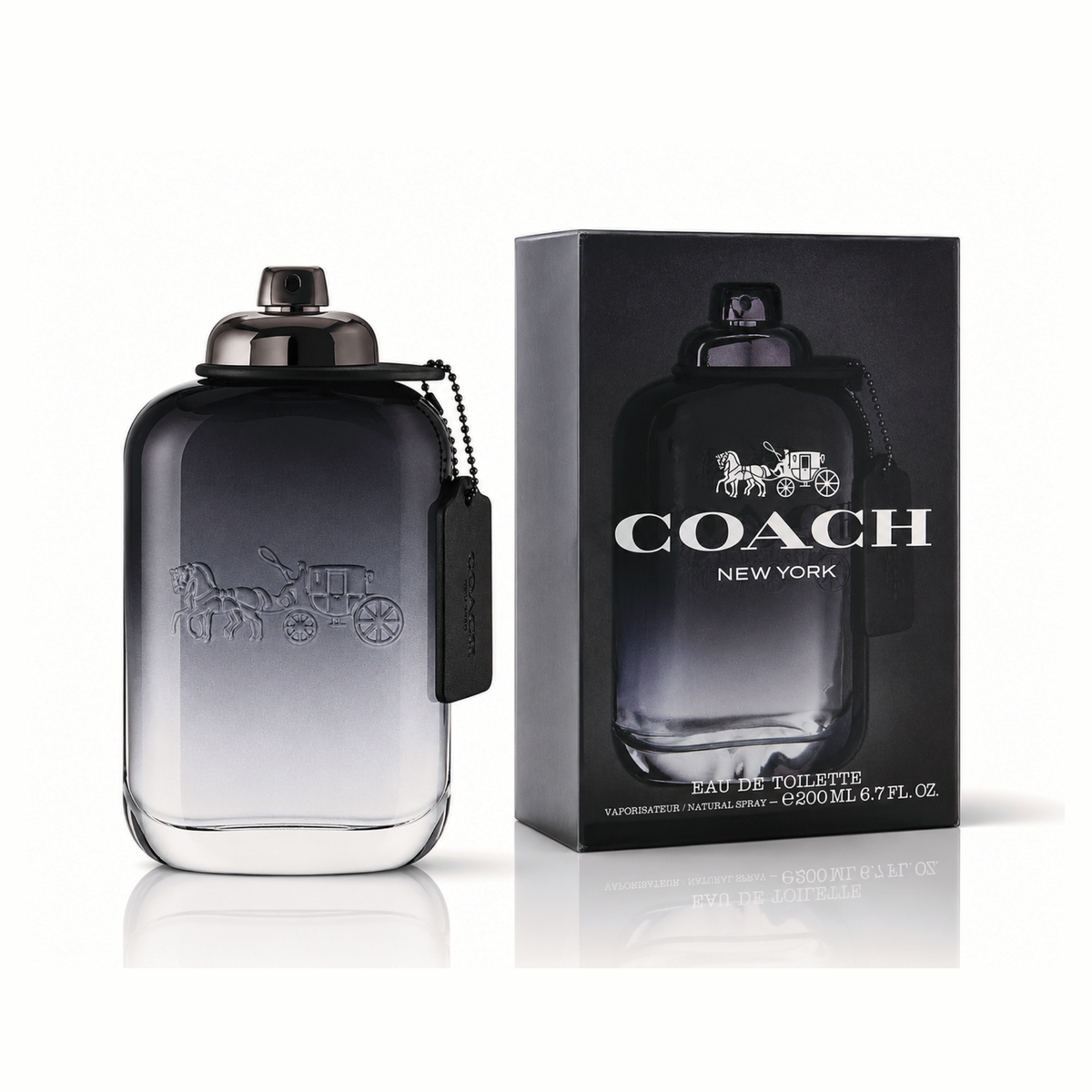 COACH BLACK MEN 6.7 OZ EDT