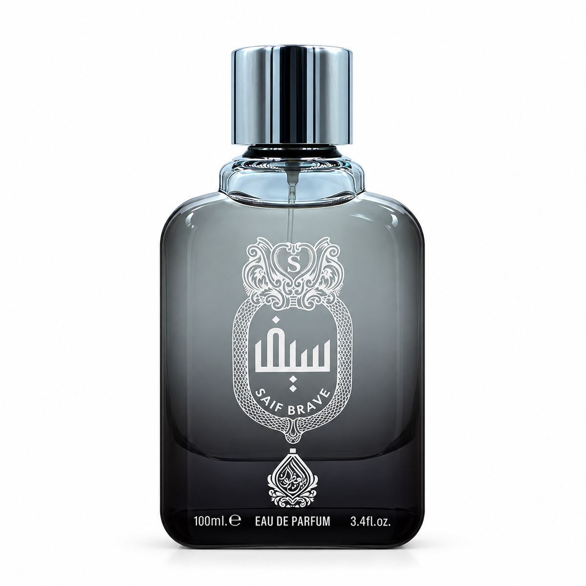 House of Perfumes Saif Brave Eau de Parfum Spray For Unisex 3.4 Ounce