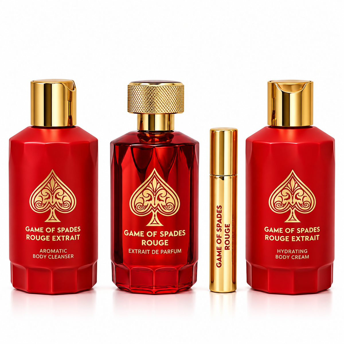 Jo Milano Paris Game Of Spades Rouge 4-Piece Gift Set For Unisex