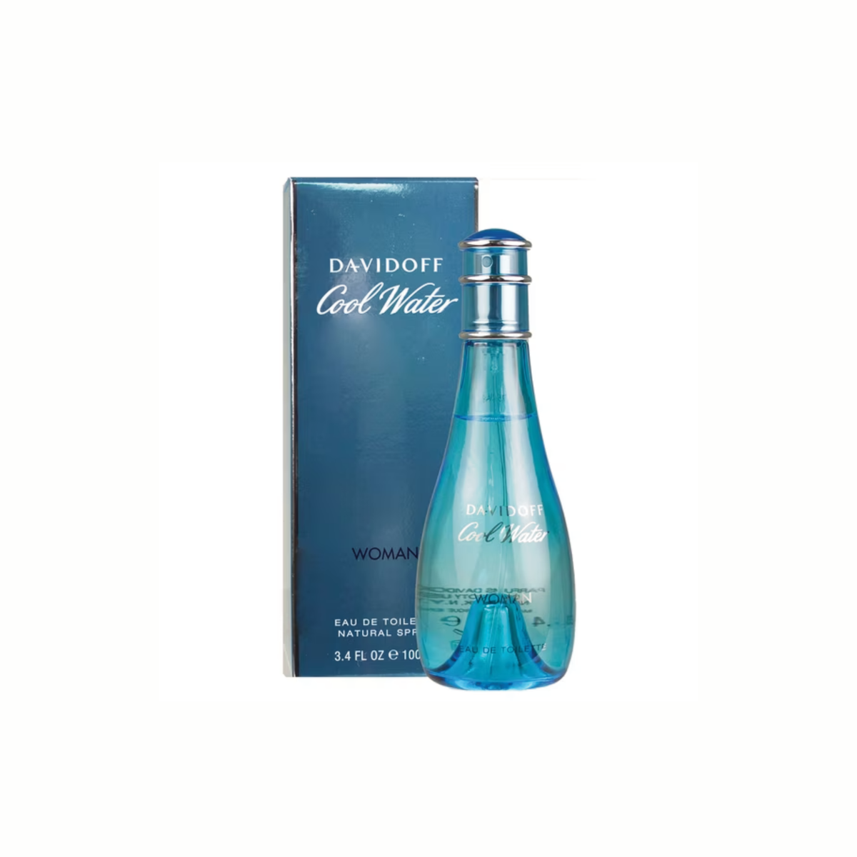 DAVIDOFF COOL WATER 3.4 OZ EDT FOR WOMEN