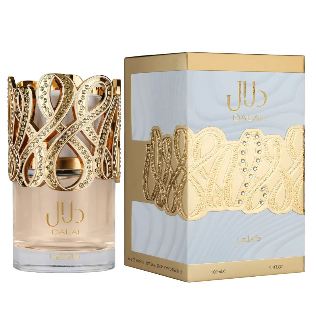 Lattafa Dalal for Women Eau de Parfum Spray, 3.4 Ounce