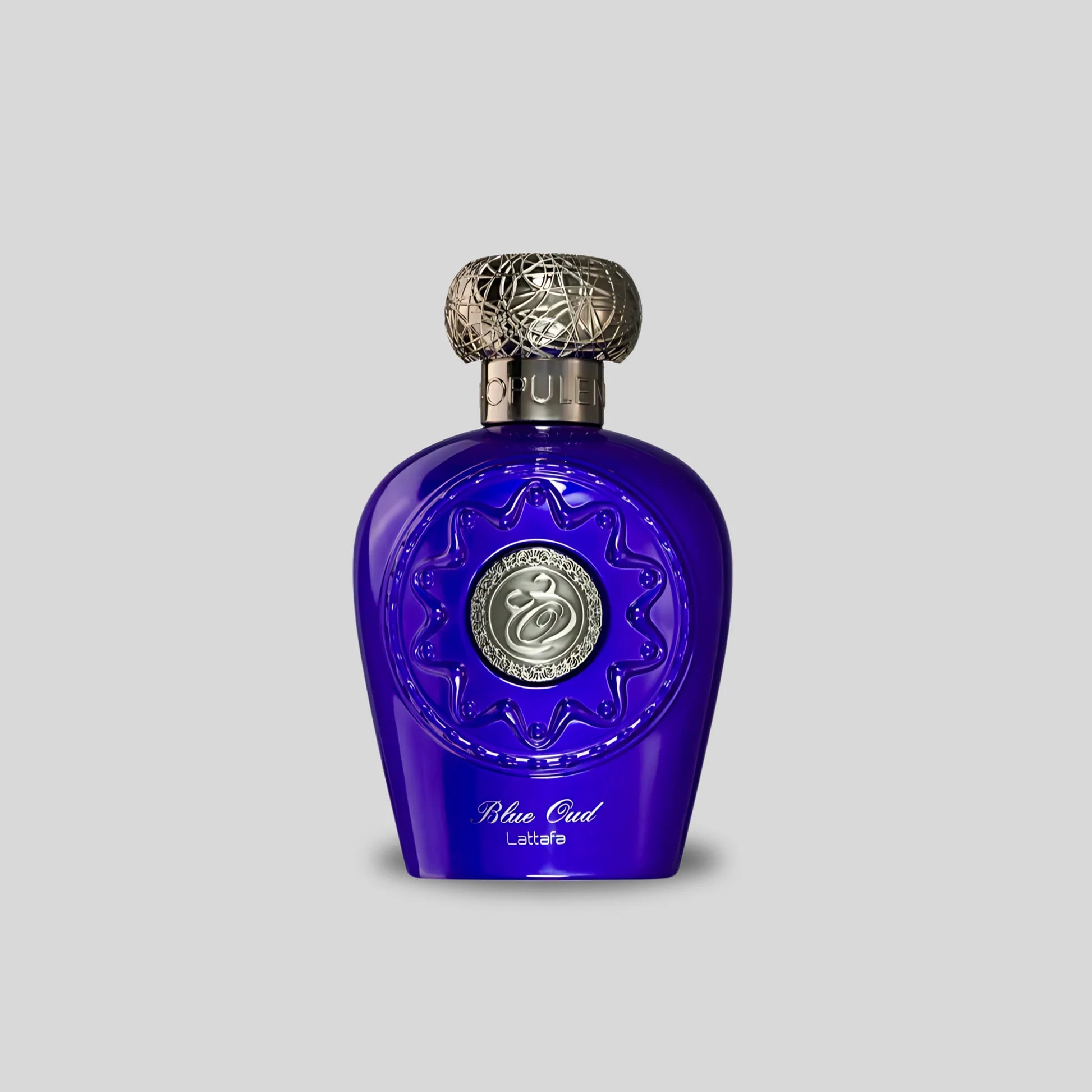 Lattafa Blue Oud for Unisex Eau de Parfum Spray, 3.4 Ounce