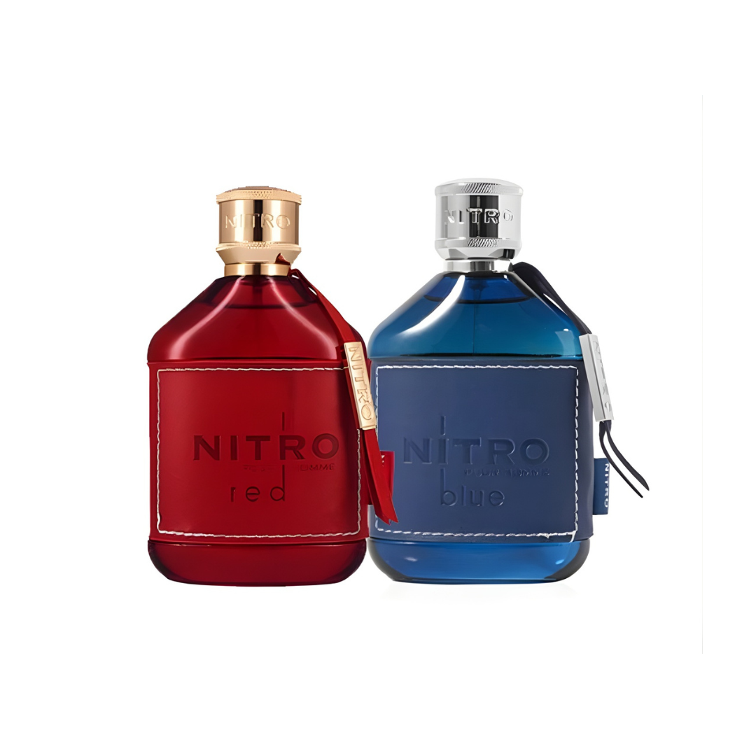 Dumont 2-Piece (Nitro Red & Nitro Blue) Fragrance Bundle for Men