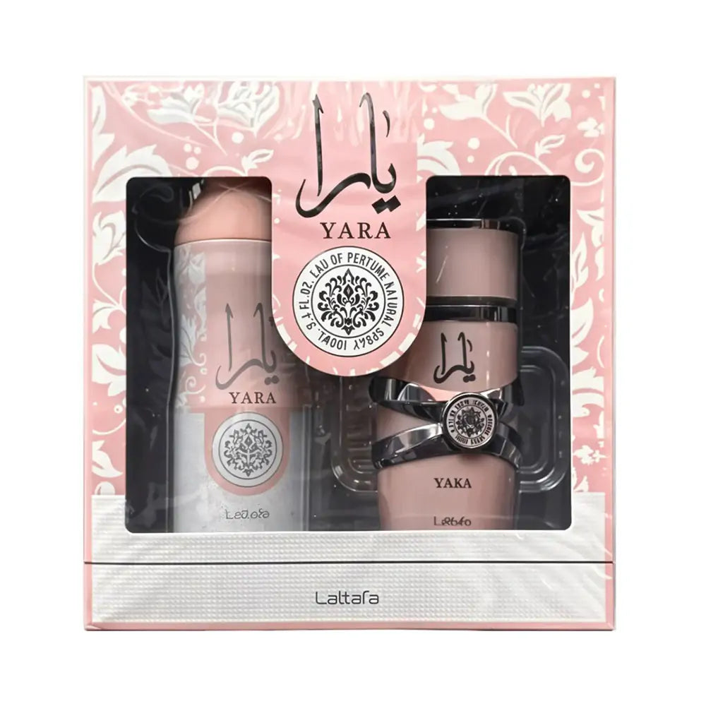 LATTAFA 2 PC SET YARA CANDY 3.4 PZ EDP + YARA CANDY BODY SPRAY 200 ML