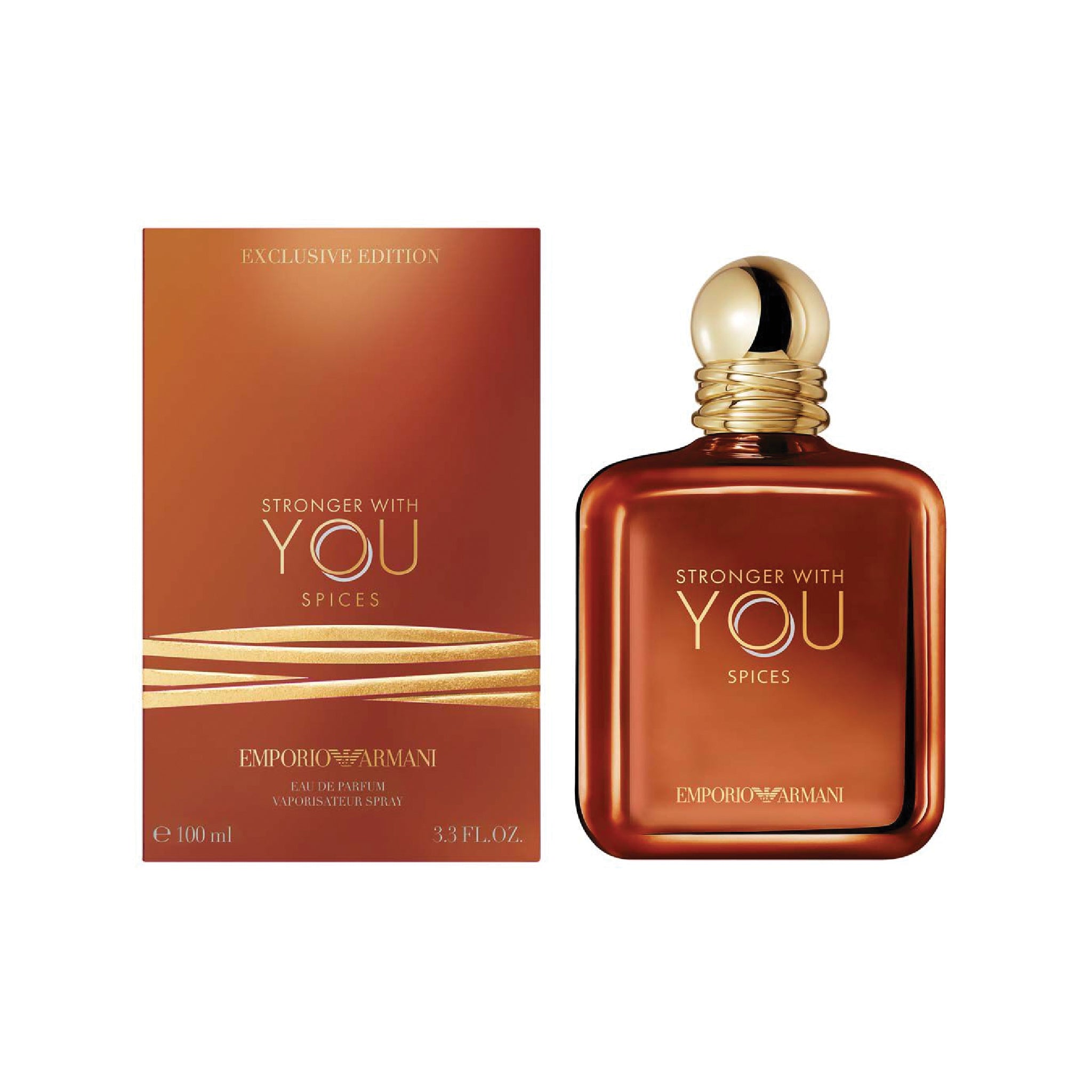 EMPORIO ARMANI STRONGER WITH YOU SPICES 3.3 OZ EDP