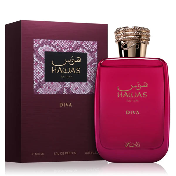 Rasasi 2-Piece (Hawas Diva & Hawas Eclat) Fragrance Bundle for Women