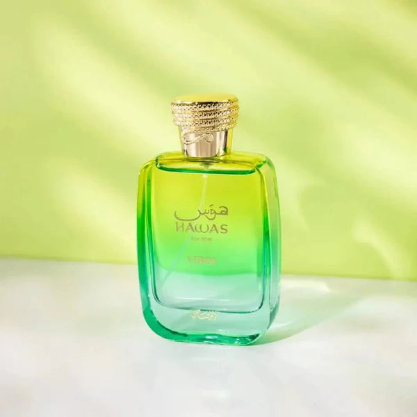 Rasasi Hawas Verde Eau de Parfum Spray for Men 3.4 Ounce