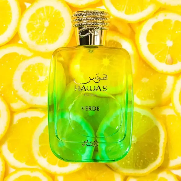 Rasasi Hawas Verde Eau de Parfum Spray for Men 3.4 Ounce