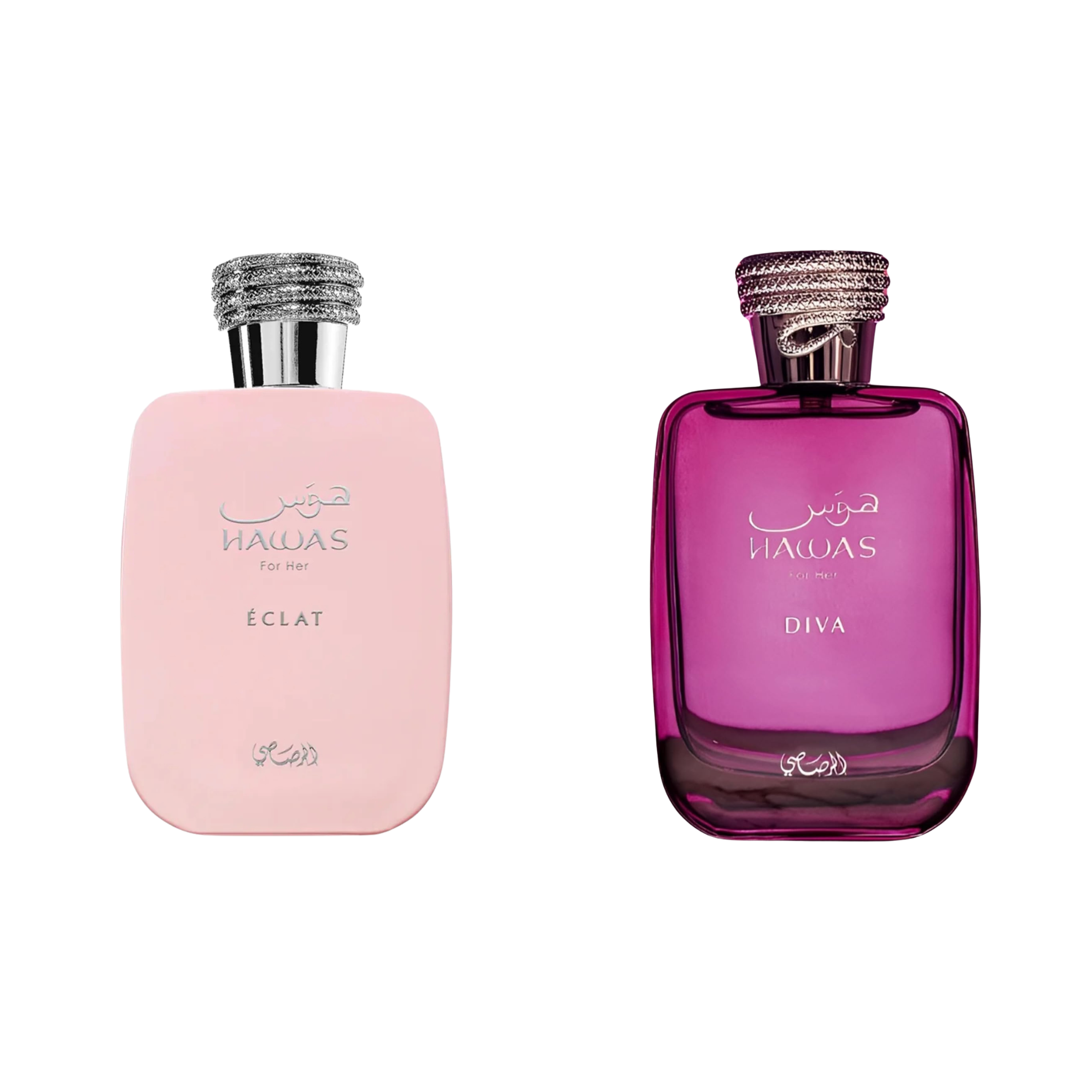 Rasasi 2-Piece (Hawas Diva & Hawas Eclat) Fragrance Bundle for Women