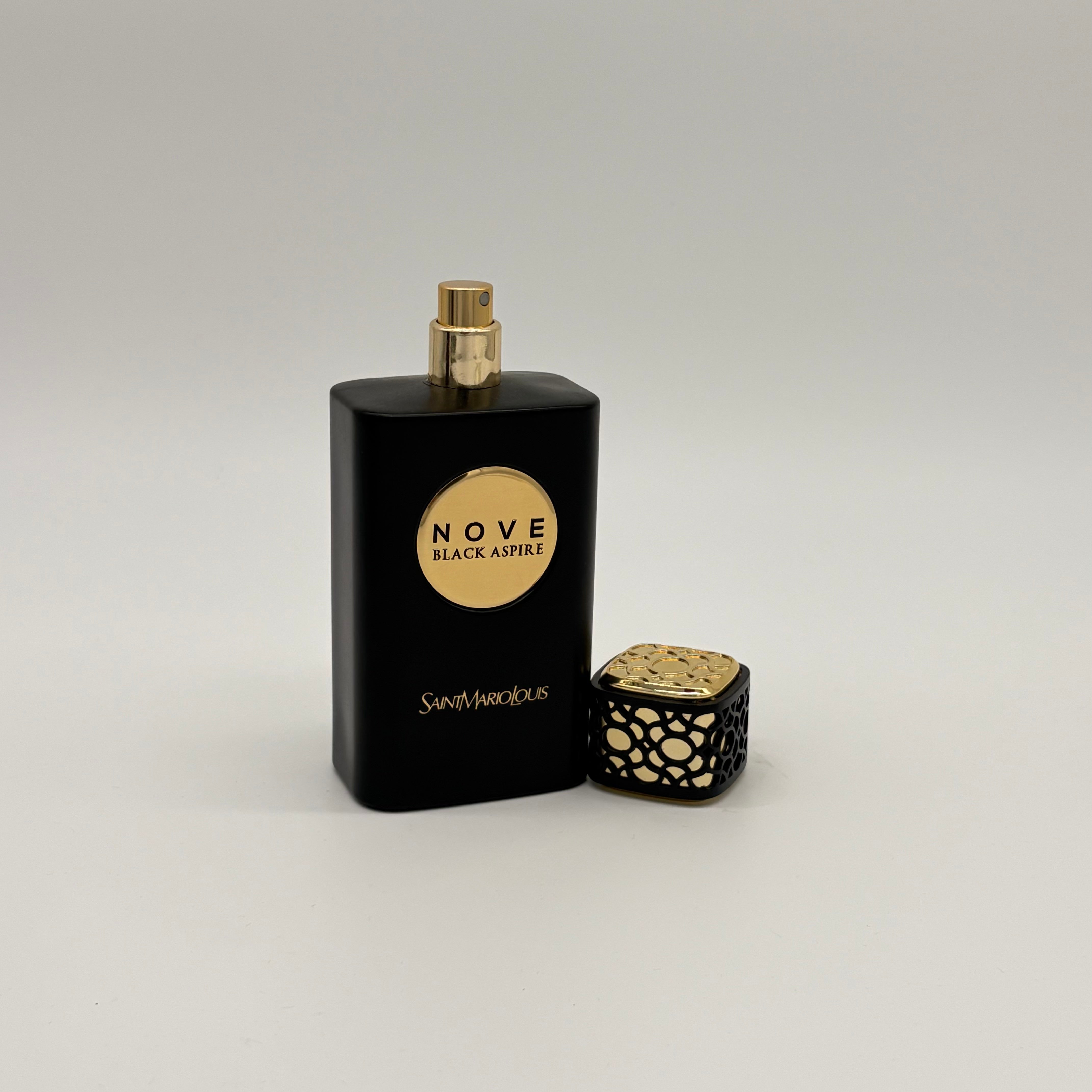 Saint Mario Louis Nove Black Aspire Eau De Parfum Spray For Unisex 3.4 Ounce